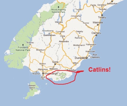 Catlins-Map
